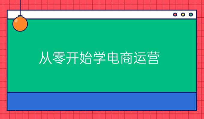 从零开始学电商运营