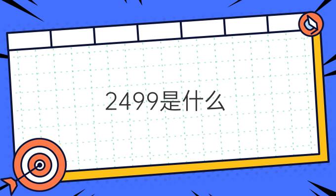 2499是什么