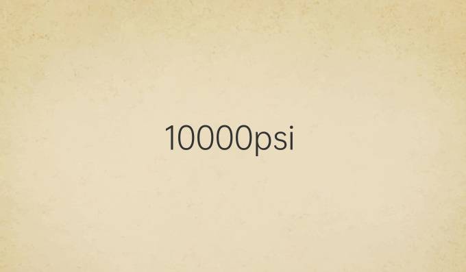 10000psi