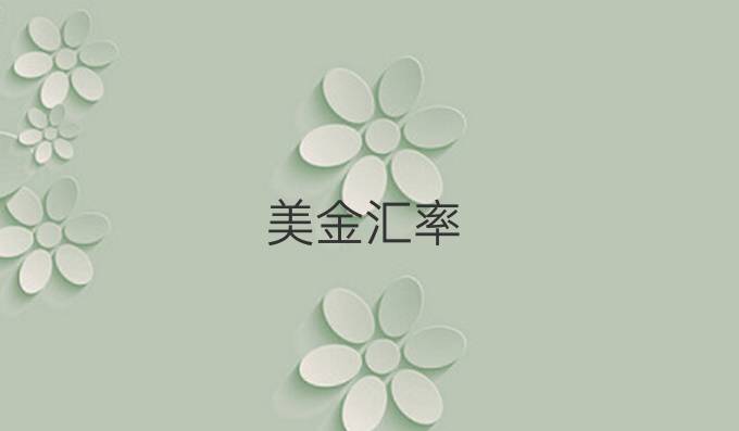 美金汇率