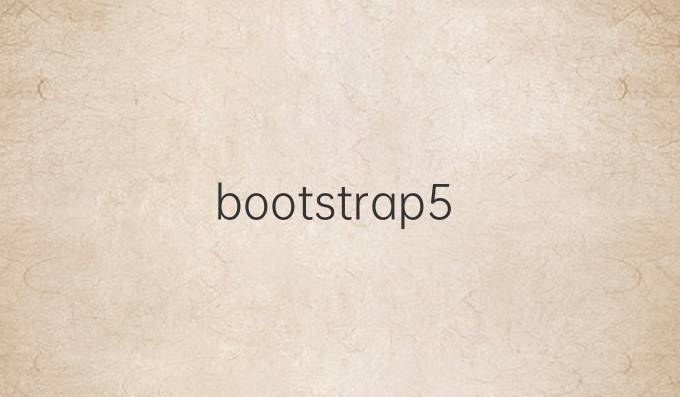bootstrap5