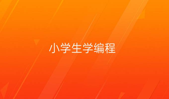 小学生学编程