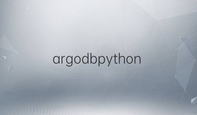 argodbpython