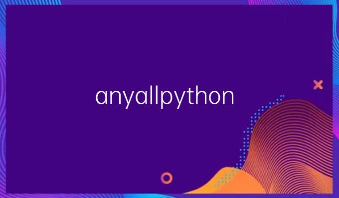 anyallpython