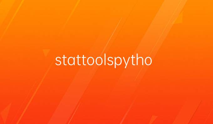 stattoolspython