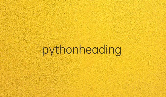 pythonheading()