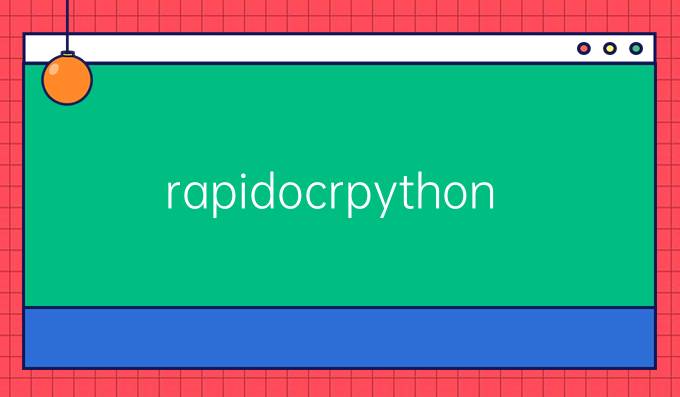 rapidocrpython