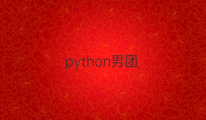 python男团