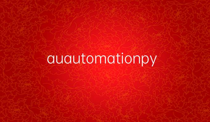 auautomationpython