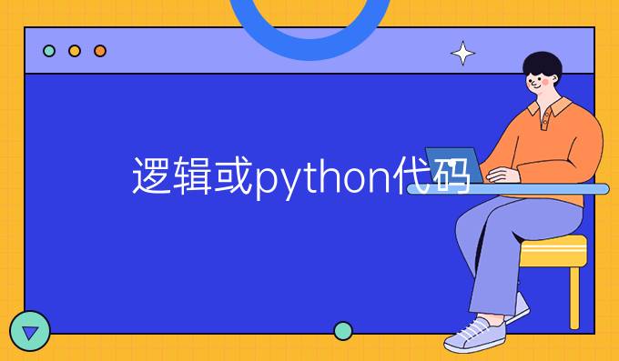 逻辑或python代码