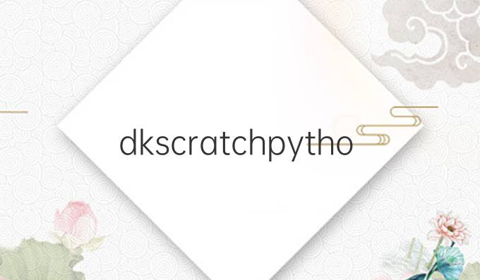 dkscratchpython